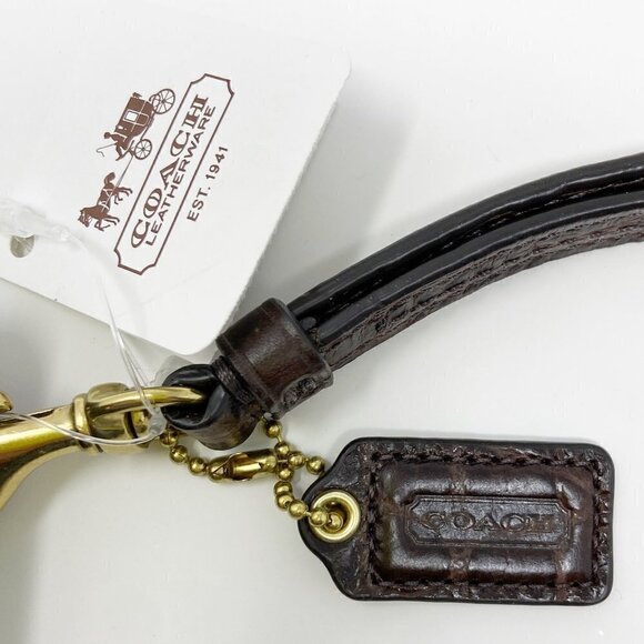 COACH | Madison Embossed Crocodile Leather Medium Wristlet NWT - Picture 9 of 13